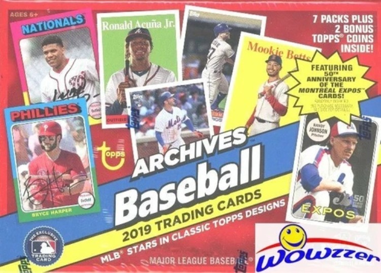 2019 Topps アーカイブ ベースボール限定 工場未開封ブラスター ボックス - ボーナス コイン 2 枚!｜トレーディングカード　ラフテル