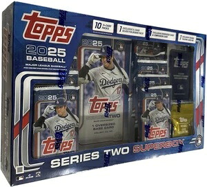 2025 Topps シリーズ2 ベースボール スーパーボックス - 工場未開封 - 新品｜トレーディングカード　ラフテル