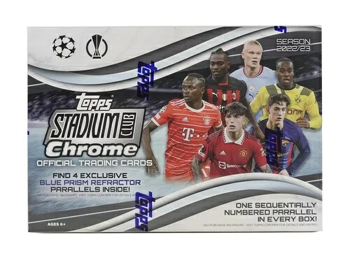 2022-23 Topps スタジアム クラブ クローム UEFA サッカー ジャイアント ボックス 未開封｜トレーディングカード　ラフテル