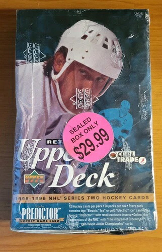 1995-1996 Upper Deck Hockey リテールボックス - 工場未開封｜トレーディングカード　ラフテル