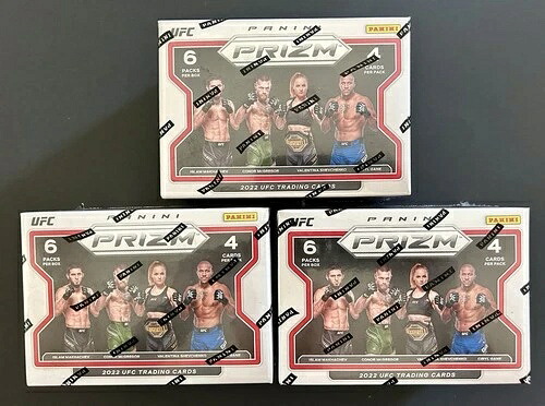 2022年 Panini Prizm UFC ブラスターボックス 工場未開封 3個セット|トレーディングカード ラフテル