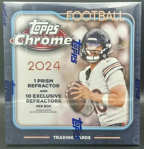 2024 Topps Chrome Football MEGA Box 工場未開封｜トレーディングカード　ラフテル