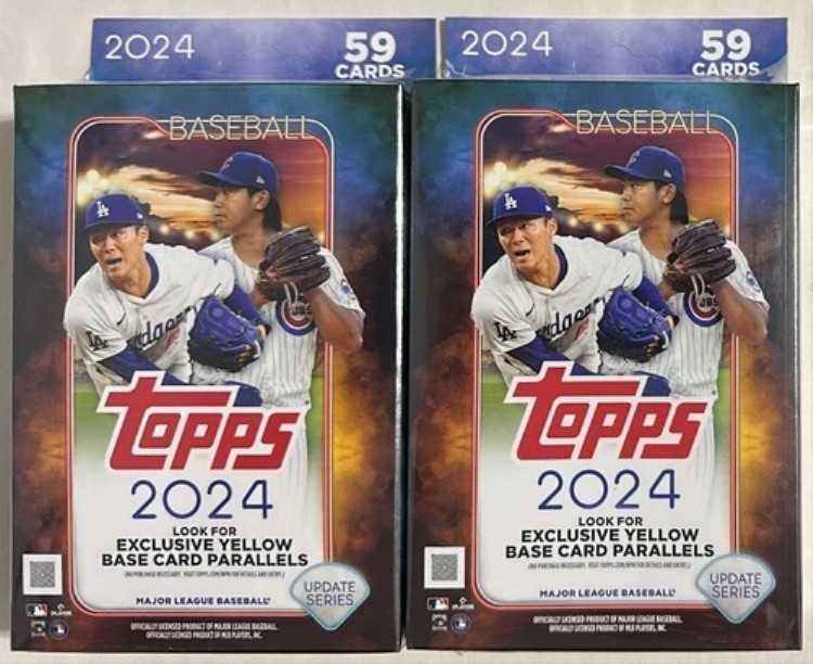 2024 Topps アップデートシリーズ MLB ベースボールハンガーボックス ロット2 新品 工場未開封 A｜トレーディングカード　ラフテル