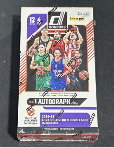 2024-25 ドンラス ユーロリーグ バスケットボール 工場未開封 ホビーボックス! LUKA DOWNTOWN｜トレーディングカード　ラフテル