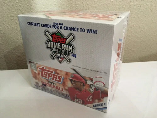 2021 Topps シリーズ1 野球カード リテールディスプレイボックス_新品未開封_24パック｜トレーディングカード　ラフテル
