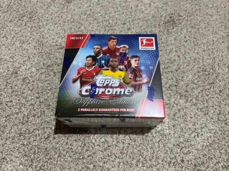 2021-22 Topps Chrome Sapphire Edition ブンデスリーガ サッカー 工場未開封 ホビーボックス｜トレーディングカード　ラフテル