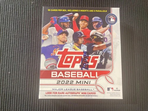 2022 TOPPS *ミニ* ホビーベースボール 未開封ボックス/パック 同梱配送！数量｜トレーディングカード　ラフテル
