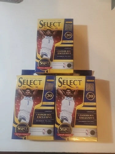 新品未開封 パニーニセレクト 2020-21 NBA バスケットボール ハンガーボックス 3個セット｜トレーディングカード　ラフテル