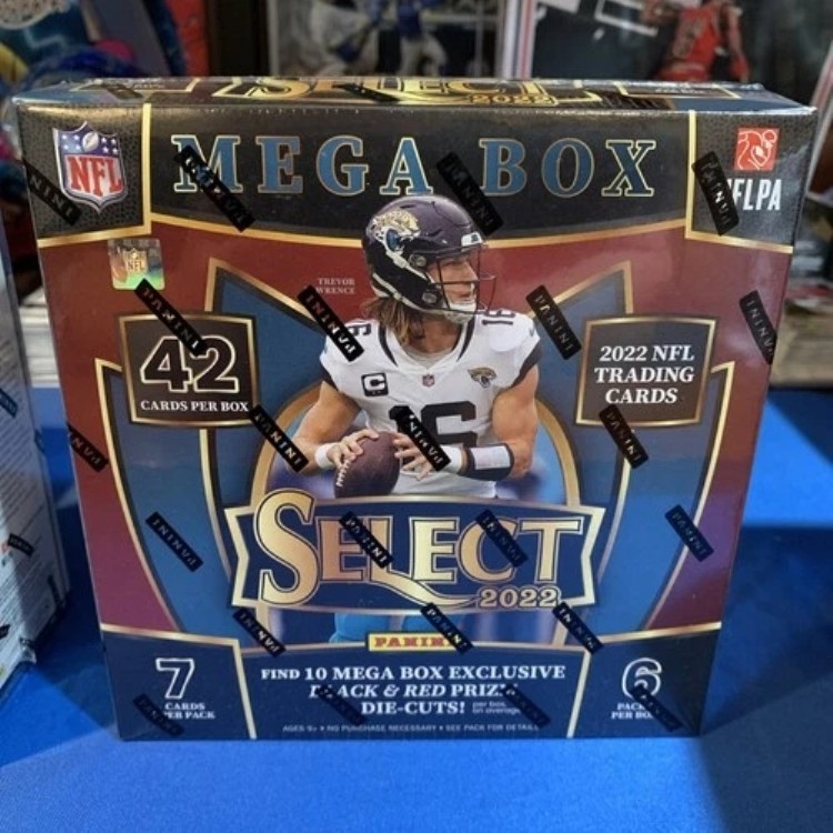 2022 Panini Select NFL フットボール メガボックス - ブラック＆レッド ダイカット - 新品未開封｜トレーディングカード　ラフテル