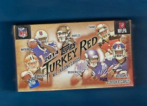 2014 TOPPS ターキー レッド フットボール ボックス 工場未開封 アーロン・ドナルドのサイン入り｜トレーディングカード　ラフテル