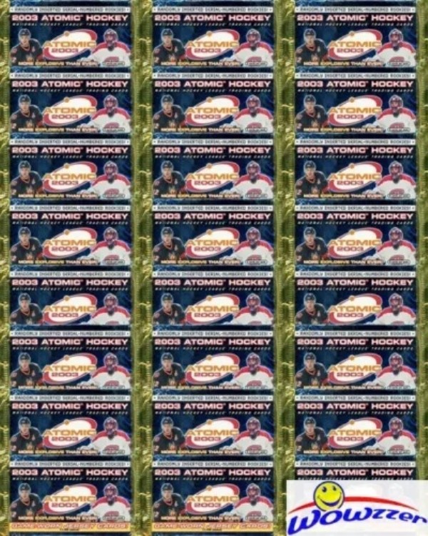 (24) 2002/03 パシフィック ATOMIC ホッケー 工場密封ホイルパック!｜トレーディングカード　ラフテル