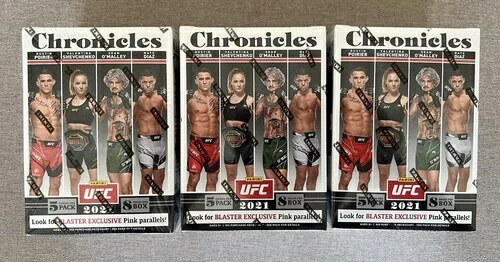 2021 Panini UFC Chronicles ブラスターボックス 工場未開封 MMA トレーディングカード 3枚セット｜トレーディングカード　ラフテル