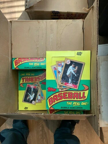 1987 Topps ベースボールワックスボックス - 36パック入り工場未開封、ケース開封済み - Bo,Bonds RC|トレーディングカード ラフテル