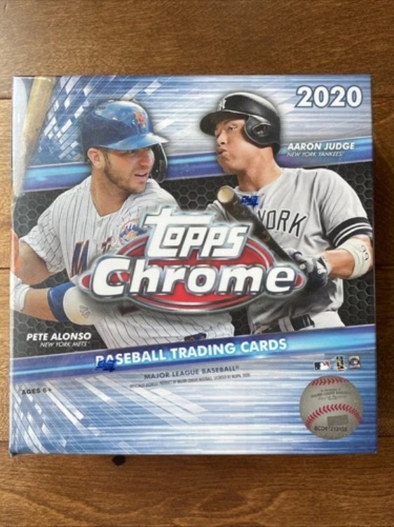 2020 Topps Chrome Baseball Monster Box 工場未開封 10パック|トレーディングカード ラフテル