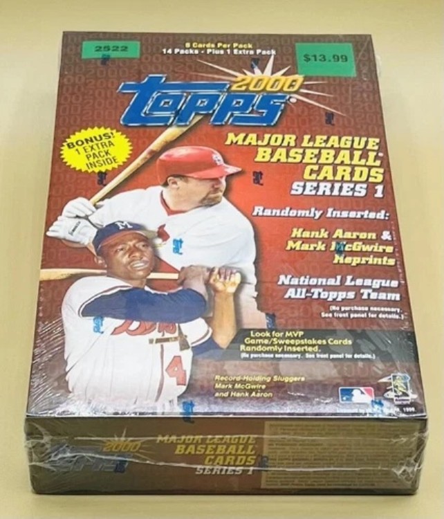 2000 Topps シリーズ 1 15パック ブラスターボックス｜トレーディングカード　ラフテル