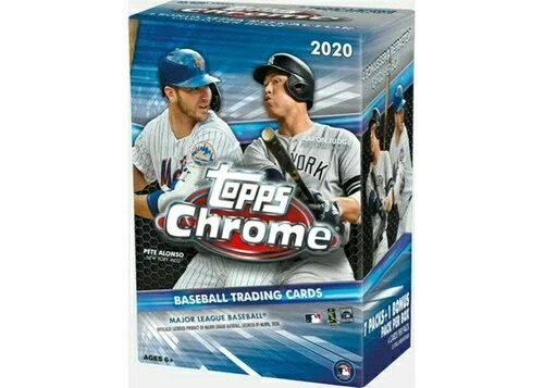 2020 Topps Chrome Baseball ファクトリーシール ブラスターボックス 7パック 4枚入りカード プラス｜トレーディングカード　ラフテル