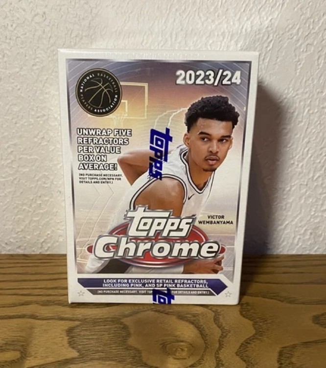 新品 2023-24 Topps クローム バスケットボール ブラスター バリューボックス 工場未開封 手渡し｜トレーディングカード　ラフテル
