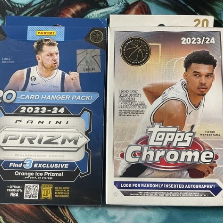 2023-24 パニーニ プリズム＆TOPPS クロームNBAハンガーボックス ロット 工場未開封｜トレーディングカード　ラフテル