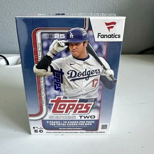 2025 Topps シリーズ2 MLB ベースボールファンタスティックス限定ブラスターボックス 工場未開封｜トレーディングカード　ラフテル