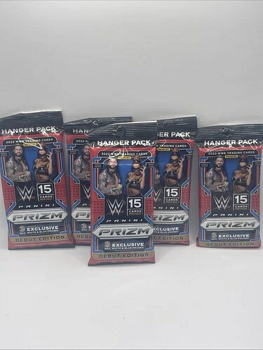 2022 WWE Panini Prizm Debut ハンガーパック 5個セット（未開封、手持ち）チェロカード｜トレーディングカード　ラフテル