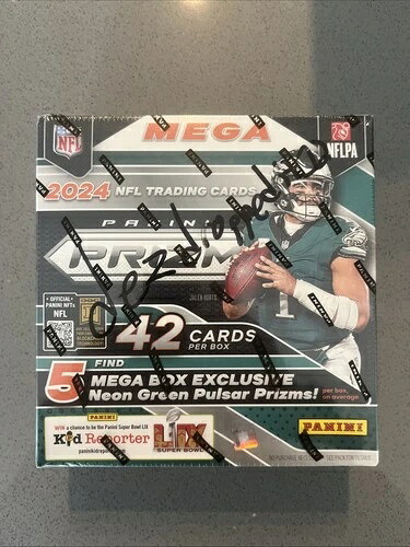 2024 Panini Prizm NFL メガボックス - カード42枚 - ネオングリーン パルサー プリズム 5枚 - 未開封｜トレーディングカード　ラフテル