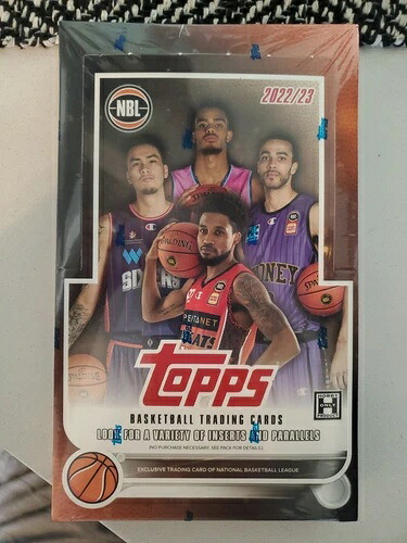 2022-23 Topps ナショナル バスケットボール リーグ ホビーボックス 工場未開封 NBL｜トレーディングカード　ラフテル