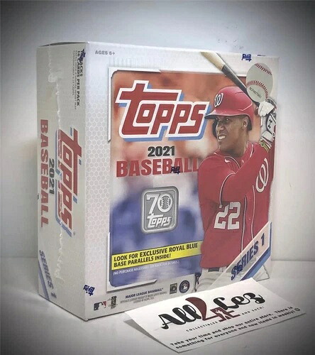 2021 Topps シリーズ1 ベースボール メガボックス 16パック x 16カード ~ 未開封｜トレーディングカード　ラフテル