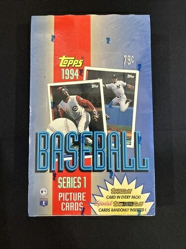 1994 Topps ベースボール シリーズ1 ファクトリーシールワックスボックス 36パック デレク・ジーター ゴールド｜トレーディングカード　ラフテル
