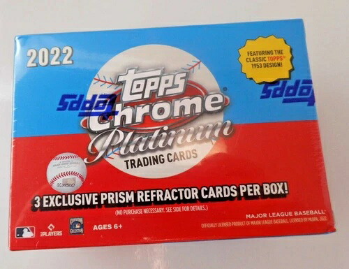 2022 Topps クローム プラチナ ベースボール 限定 ブラスター シールドボックス - プリズム リフラクター｜トレーディングカード　ラフテル