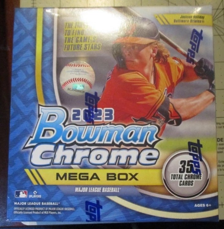 BOWMAN CHROME 野球ボール 2023 工場未開封 メガボックス 新品｜トレーディングカード　ラフテル