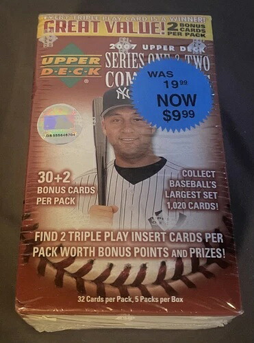 2007 Upper Deck シリーズ 1 & 2 ベースボール ブラスター ボックス 未開封｜トレーディングカード　ラフテル