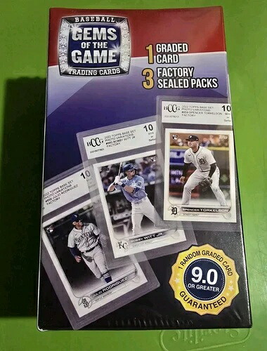 Basseball Gem Of The Game Box 工場封印の MJH MLB カード スラブ各ボックス入り｜トレーディングカード　ラフテル