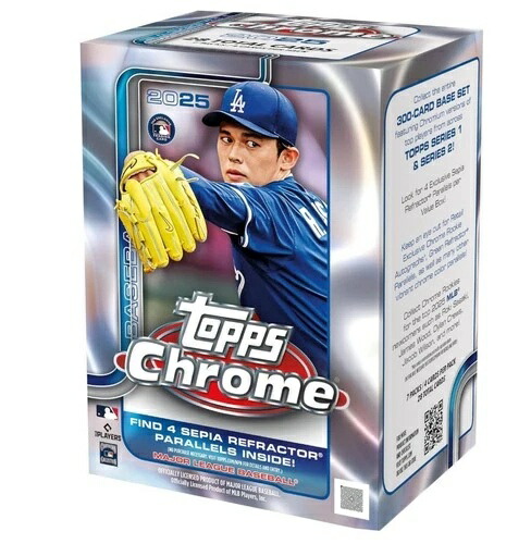 ベスト - Topps 2025 クロームベースボール - 工場未開封 - バリューボックス - 新品｜トレーディングカード　ラフテル