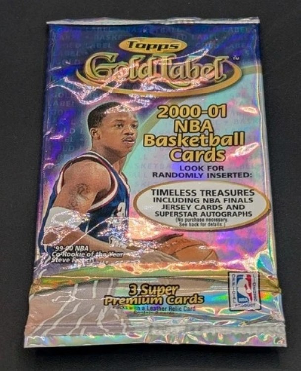 1999-2000 Topps ゴールドラベル NBA バスケットボール ファクトリーシールパック｜トレーディングカード　ラフテル