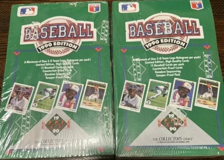 (2) - 1990 Upper Deck Baseball the Collector's Choice SEALED｜トレーディングカード　ラフテル