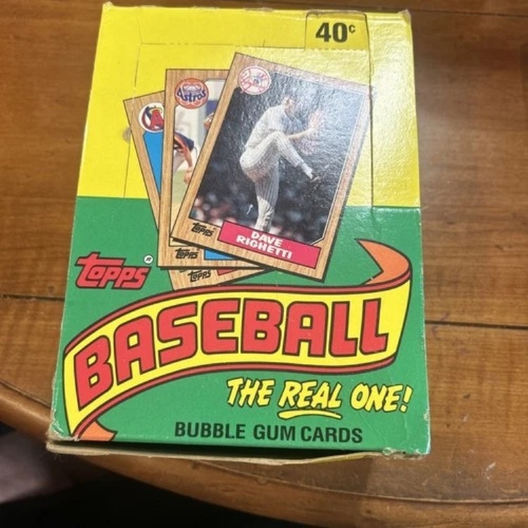 1987年 Topps ベースボール 未開封ボックス、17枚入り未開封パック36個入り、082225、G｜トレーディングカード　ラフテル