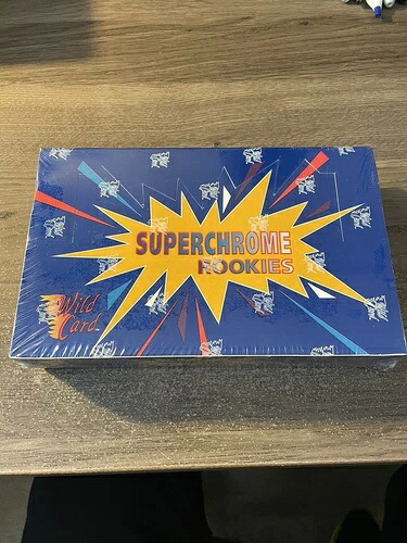 1993 ワイルドカード スーパークローム ルーキーズ NFL フットボール ファクトリーシールボックス ベティス RC｜トレーディングカード　ラフテル
