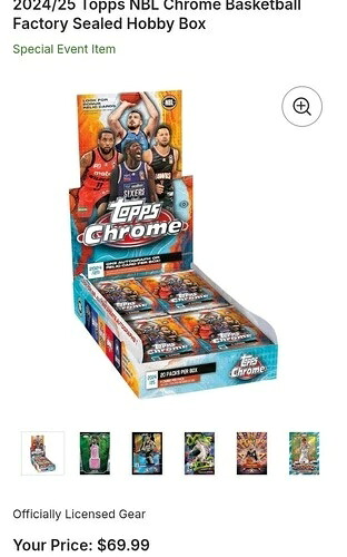 2024/25 Topps クローム バスケットボール ホビーボックス - 工場で密封され、すぐに発送可能｜トレーディングカード　ラフテル