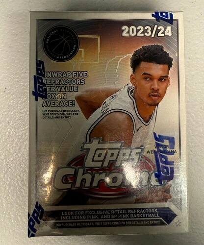 2023-24 Topps NBA クローム バスケットボール トレーディングカード ブラスターボックス - 未開封｜トレーディングカード　ラフテル