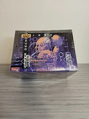 1993 アッパーデッキ シングルシリーズ フットボール 工場未開封 ジャンボボックス 20 ジャンボパック｜トレーディングカード　ラフテル 77,000円