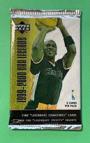 1999-00 アッパーデッキ NBA レジェンド バスケットボール シールドパック｜トレーディングカード　ラフテル