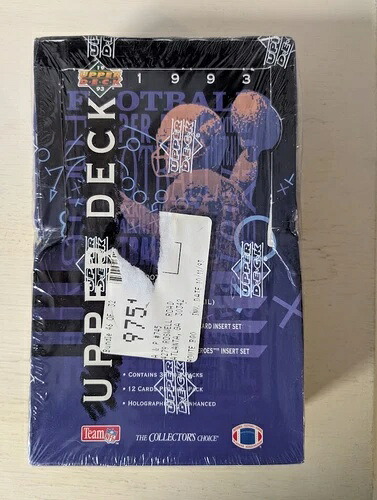 1993年 Upper Deck NFL フットボール ファクトリーシールボックス 36パック 1パックあたりカード12枚入り|トレーディングカード ラフテル