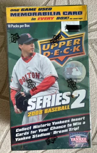 2008 Upper Deck MLB シリーズ 2 未開封ボックス｜トレーディングカード　ラフテル