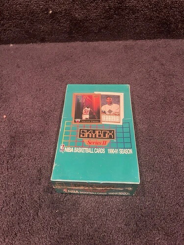 ヴィンテージ 1990-91 スカイボックス NBA シリーズ II ファクトリーシールワックスボックス。ジョーダン、マジック｜トレーディングカード　ラフテル