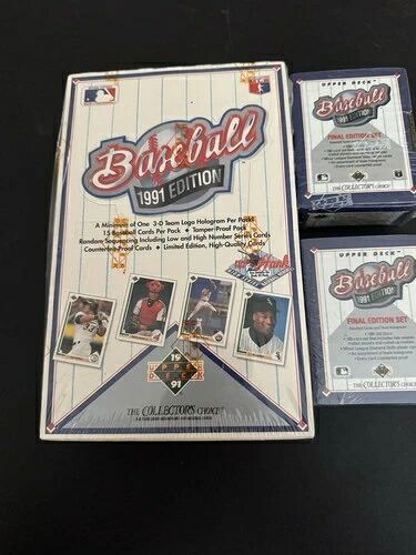 1991年 Upper Deck 工場未開封ボックスと特別版2点｜トレーディングカード　ラフテル