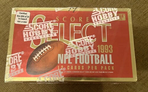 1993 スコアセレクト NFL フットボール ホビー限定 工場未開封ボックス｜トレーディングカード　ラフテル