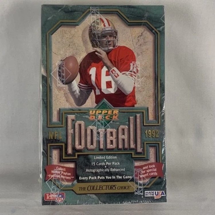 アッパーデッキ 1992 NFL フットボール 未開封｜トレーディングカード　ラフテル
