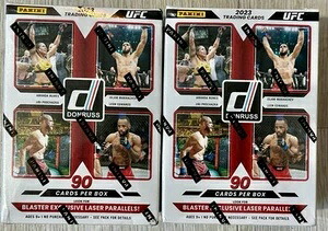 2xロット - 2023 Panini Donruss UFC ファクトリーシール ブラスターボックス レーザーパラレル｜トレーディングカード　ラフテル
