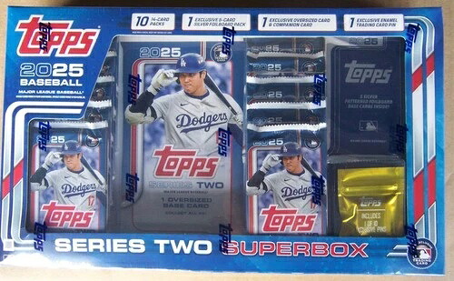 2025 Topps シリーズ 2 ベースボール スーパーボックス 工場未開封｜トレーディングカード　ラフテル