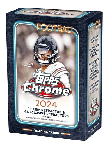 2024 Topps Chrome Football Blaster Box 工場未開封 *箱は手元にあります*｜トレーディングカード　ラフテル